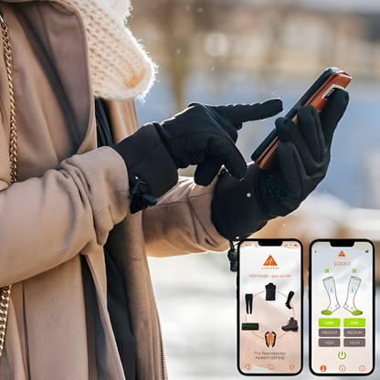 ALPENHEAT Lämmitettävät sukat FIRE-SkiSocks APP 